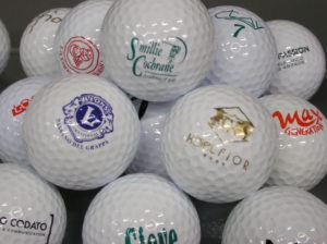 stampa su palline da golf